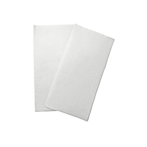 1200 Serviettes 2 épaisseurs DOUBLE POINT 38x38cm pliage en 8 Blanc - Henri Julien