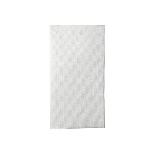 1200 Serviettes 2 épaisseurs DOUBLE POINT 38x38cm pliage en 8 Blanc - Henri Julien