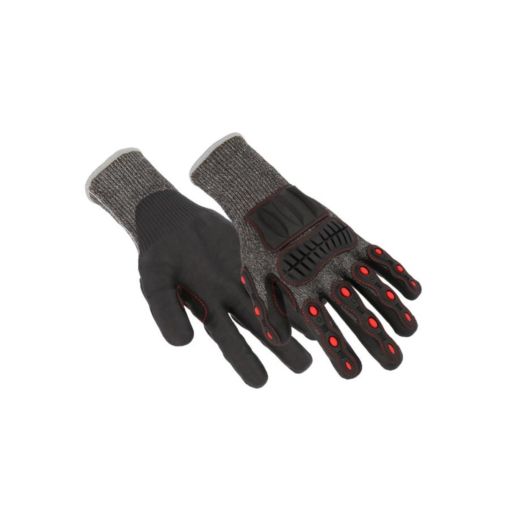 Gants de protection Taille L - Coupure niveau F - Enduction nitrile mousse - Protection chocs P - Henri Julien