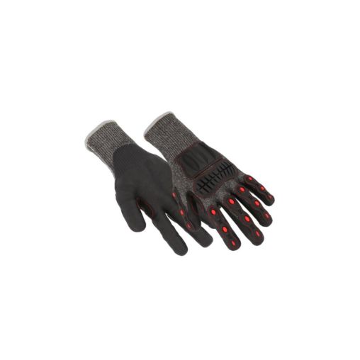 Gants de protection taille M - Coupure niveau F - Enduction nitrile mousse - Protection chocs P - Henri Julien