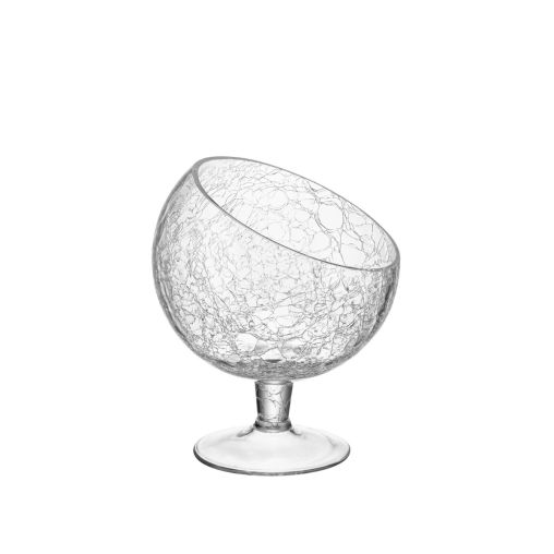 Coupe CRACKED 145x140mm 86cl Verre Transparent - Henri Julien
