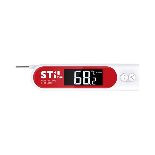 Thermomètre 2-en-1 : infrarouge et sonde repliable - Henri Julien