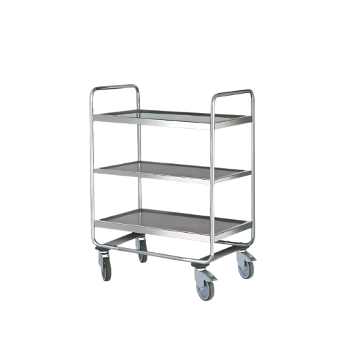 Chariot de Service inox Renforcé 3 plateaux - Henri Julien
