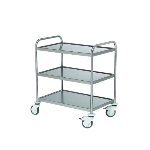Chariot de Service inox 3 plateaux GM - Henri Julien