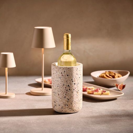 Rafraîchisseur de bouteille TERRAZZO Ø12,5xh19cm - Henri Julien