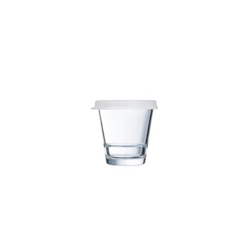 Gobelet 26cl Ø85mm + Couvercle SO URBAN Verre trempé Transparent - Henri Julien