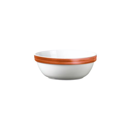 Saladier RESTAURANT BRUSH Ø120xh47mm 31,5cl Verre trempé Terracotta - Henri Julien