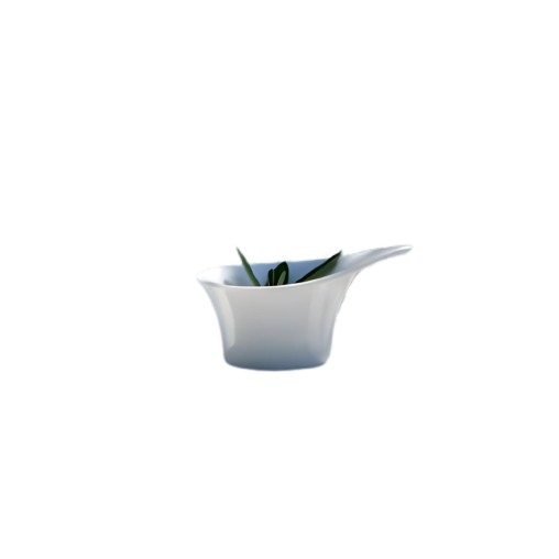 Mise en Bouche Forme Asymétrique ATTESA  8cl Porcelaine Blanc - Henri Julien