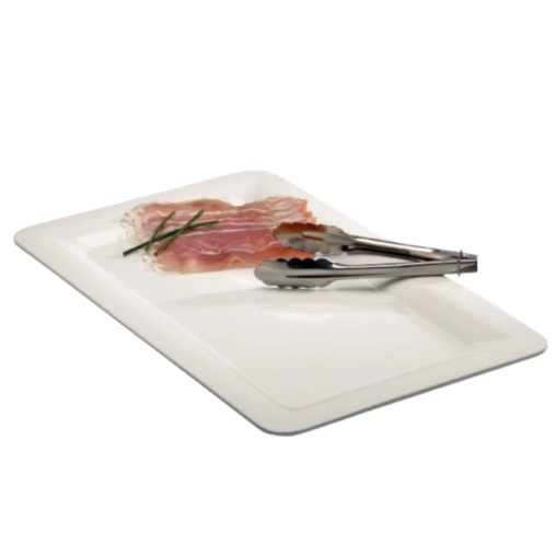 Plat Gastro GN1/1 Mélamine Blanc - Pujadas - Henri Julien