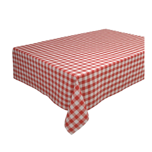 Nappe tissu au mètre Capri Carreaux rouge - Henri Julien