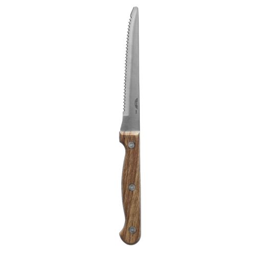 Couteau steak MONTMARTRE Manche composite Effet bois - Henri Julien