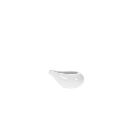 Saucière COSY 10cl 100x63xh45mm Porcelaine Blanc - Henri Julien