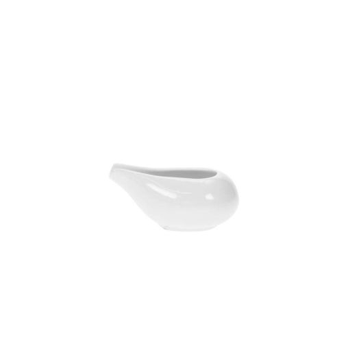 Saucière COSY 17cl 140x95xh60mm Porcelaine Blanc - Henri Julien