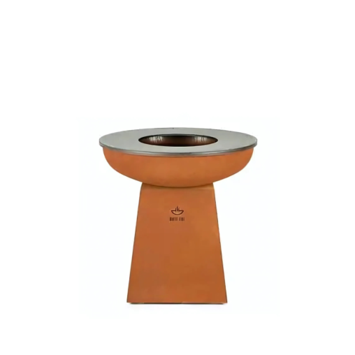 Barbecue Acier Corten White Fire Ø99cm x h100cm - Prix en baisse - Henri Julien
