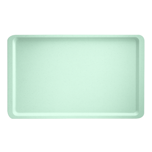 Plateau Gn1/1 ZÉNITH 53x32,5 Polyester Menthe Moucheté - Henri Julien