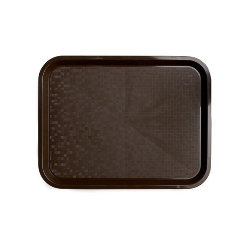 Plateau Fast Food POLYPRO 34,5x27 Marron - Henri Julien