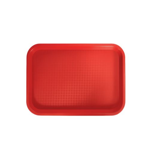Plateau Fast Food POLYPRO 34,5x27 Rouge - Henri Julien