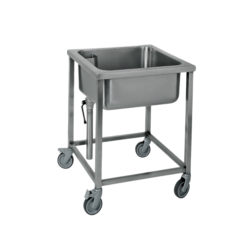 Cuve Mobile haute 100 Litres inox - Henri Julien