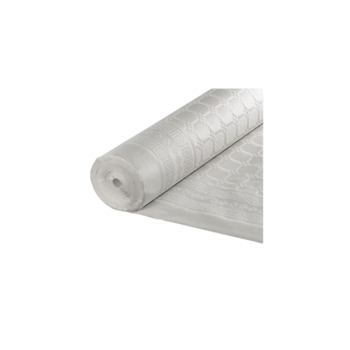 Rouleau de Nappe Damassé 1,20X100m Blanc - Henri Julien
