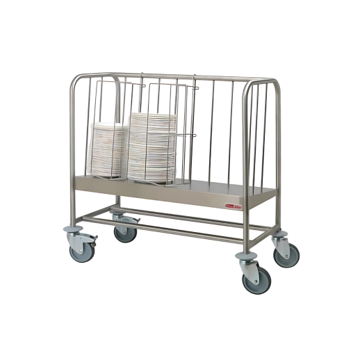Chariot à Assiettes 'Kompact 200' inox - Henri Julien