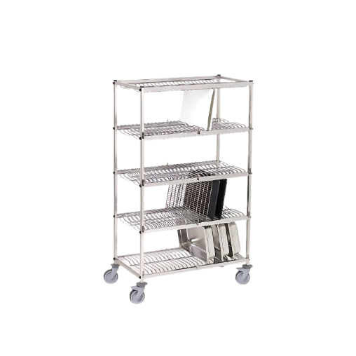 Chariot de Séchage Gastro GN1/1 4 niveaux inox - Henri Julien