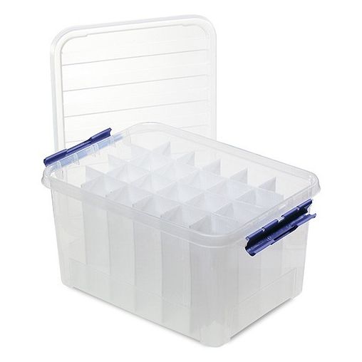 Clip'box 24 cases Polypropylène Transparent + 24 Flûtes BALLON 15cl - Henri Julien