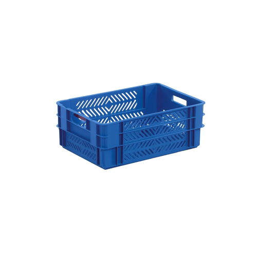 Bac gerbable  Parois ajourées + fond plein 40 litres Bleu - Henri Julien
